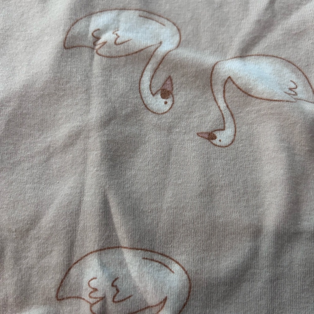 Carter's Swan Print Pajama Set - Light Pink - Picture 3 of 6